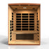 Golden Designs Dynamic "Lugano Elite" Ultra Low EMF 3-person FAR Infrared Sauna w/ Hemlock | DYN-6336-02 Elite