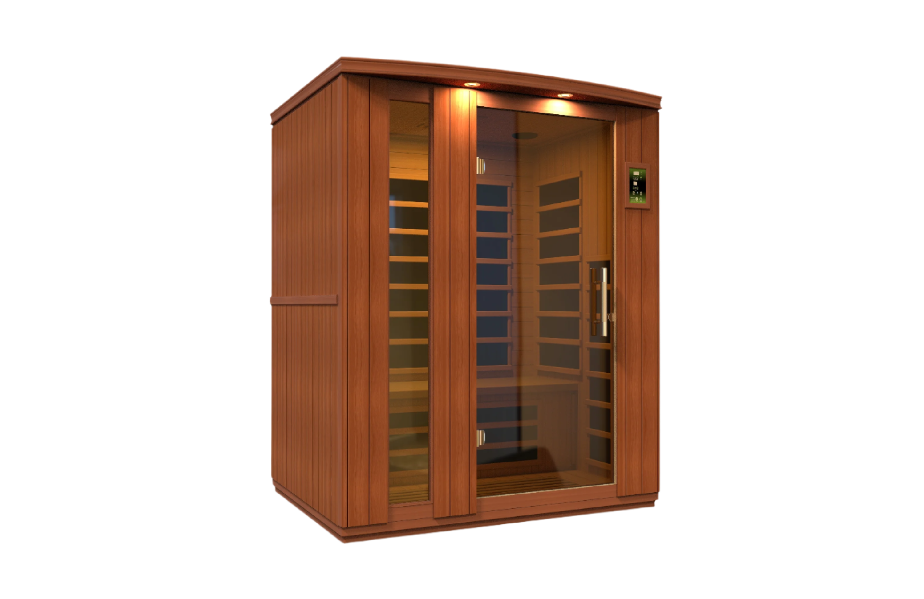 Golden Designs "Lugano Elite" 3-person FAR Infrared Sauna DYN-6336-02 Elite