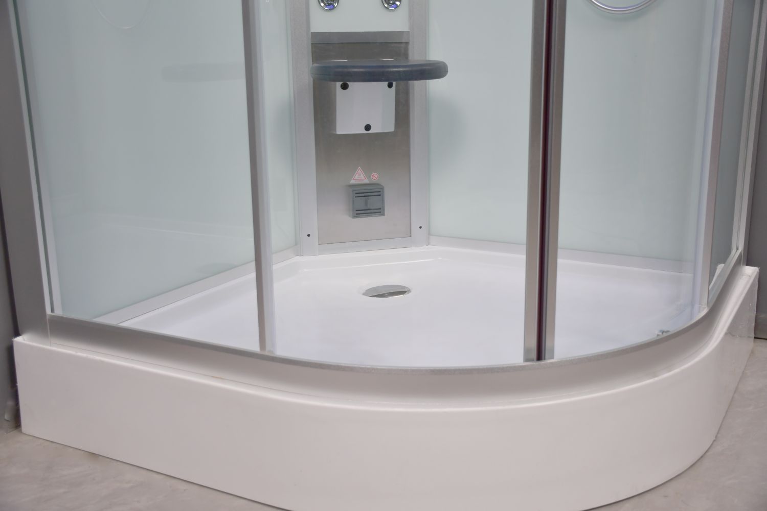Platinum DZ901A Corner Steam Shower 42" x 42" x 87" - Find Your Bath