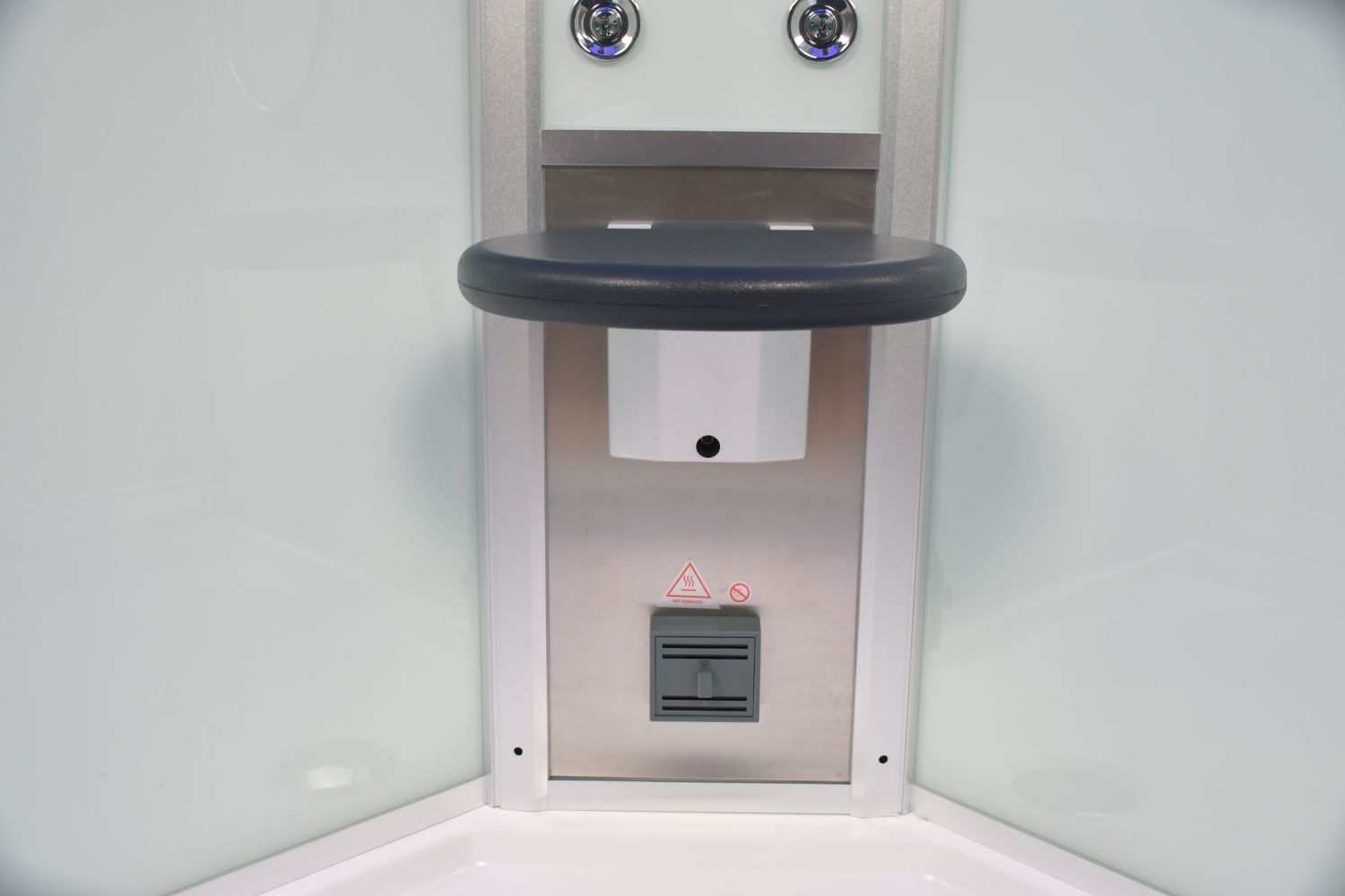 Platinum DZ901A Corner Steam Shower 42" x 42" x 87" - Find Your Bath