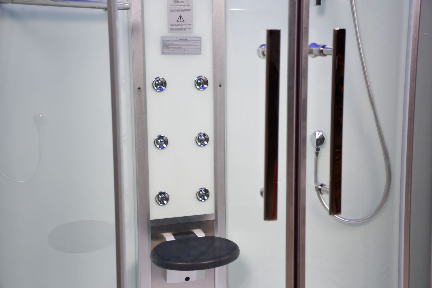 Platinum DZ901A Corner Steam Shower 42" x 42" x 87" - Find Your Bath