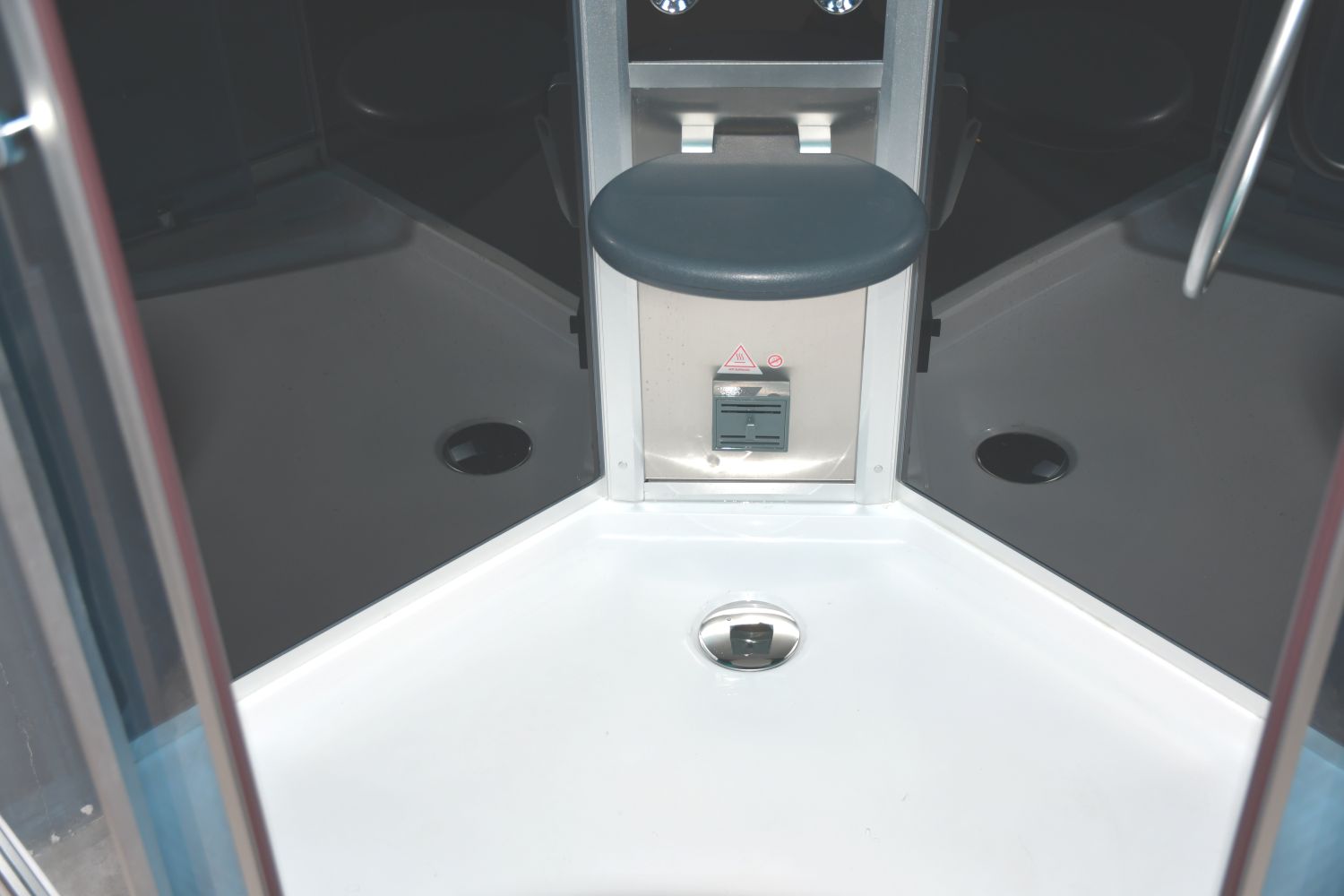 Platinum DZ901L Corner Steam Shower 42" x 42" x 87" - Find Your Bath