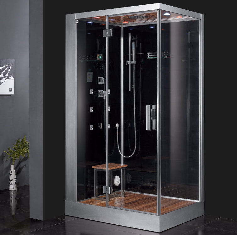 Platinum DZ959F8 Steam Shower - 47" x 35" x 89" White/Black