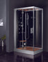 Platinum DZ959F8 Steam Shower - 47" x 35" x 89" White/Black