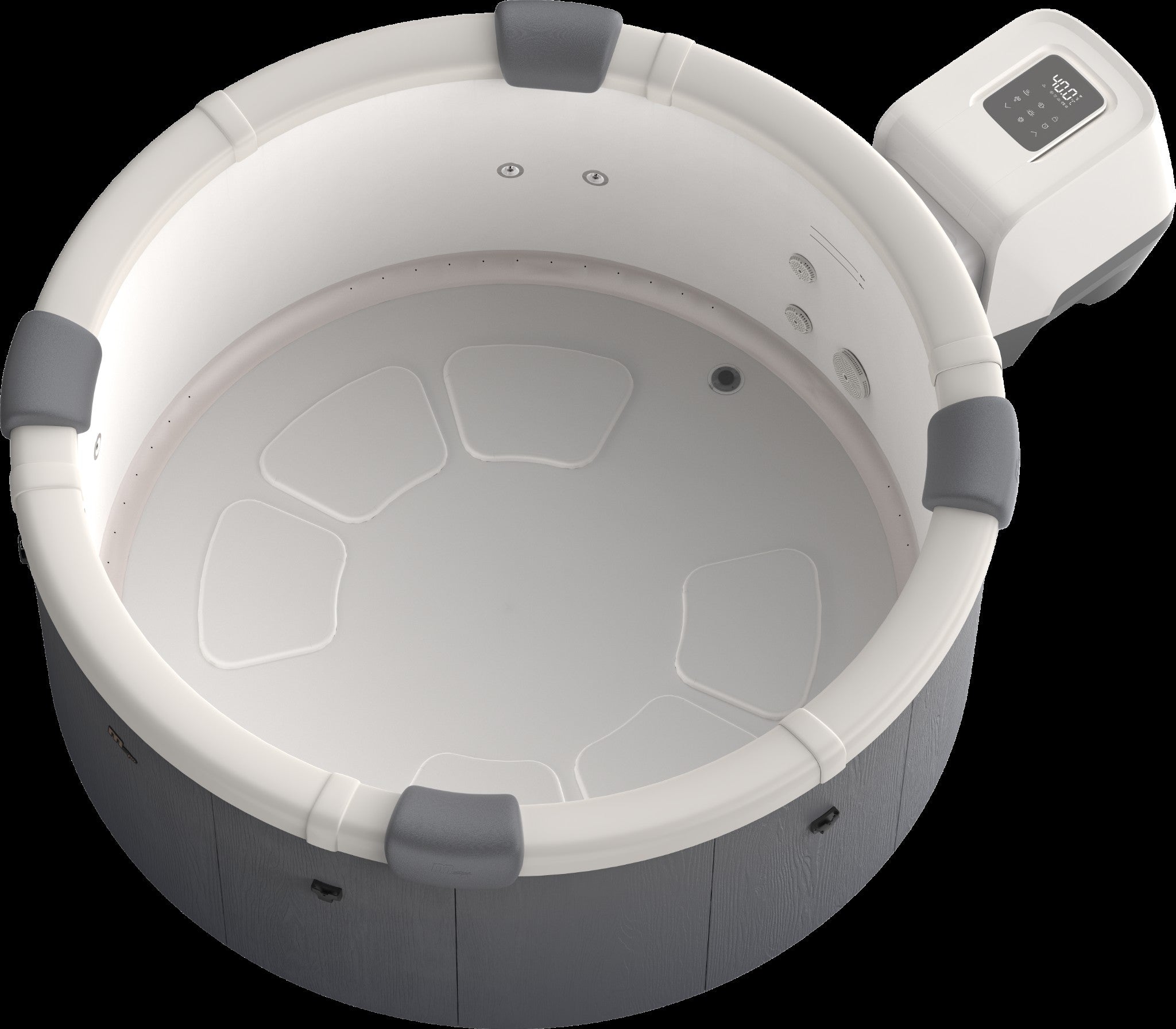 MSpa Denver Frame Series Hot Tub | 6-Person Luxury Spa with Hydro Jets
