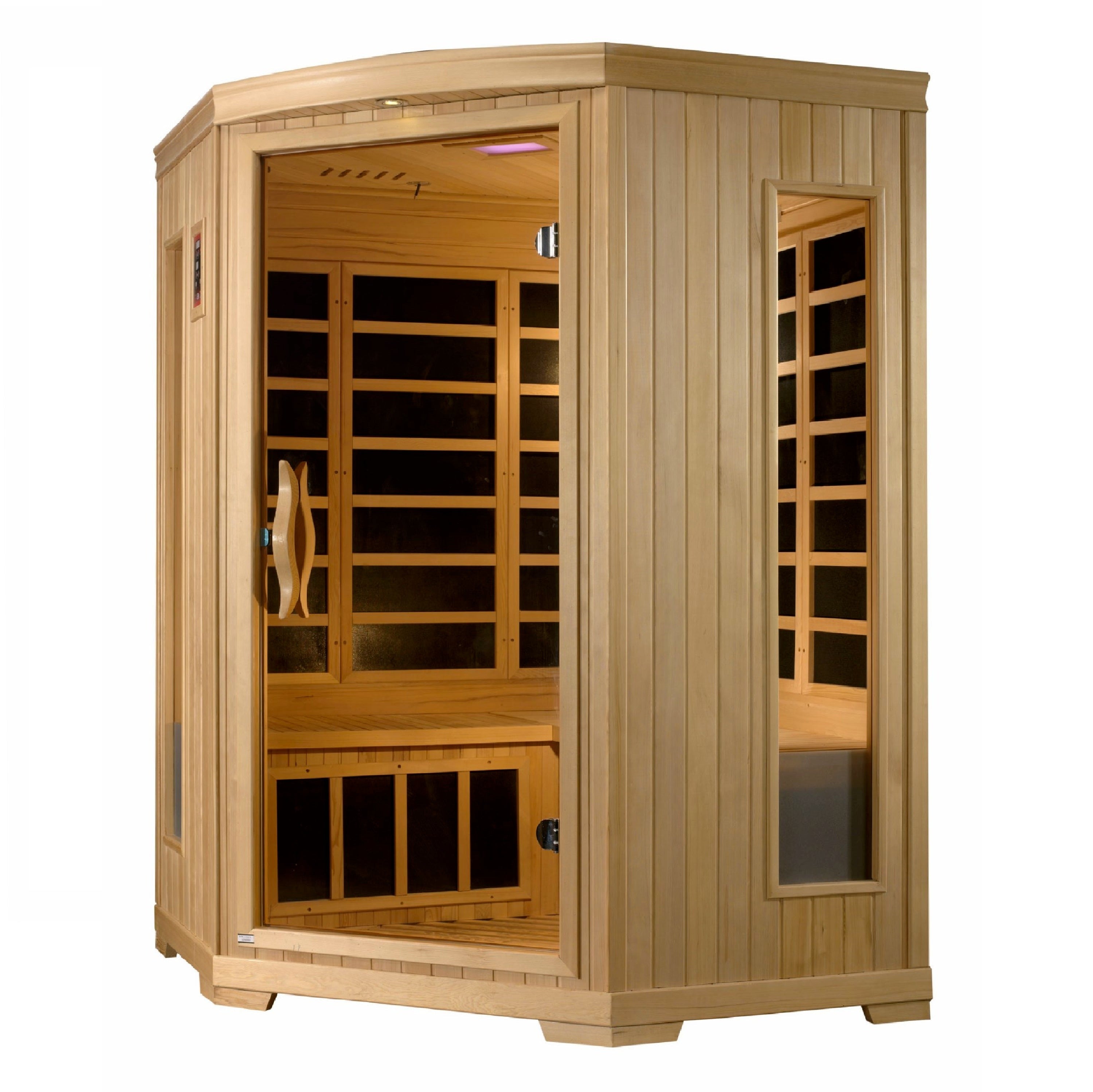 Golden Designs FAR Infrared Sauna Low EMF 3-Person | "Torino" Edition GDI-3356-01