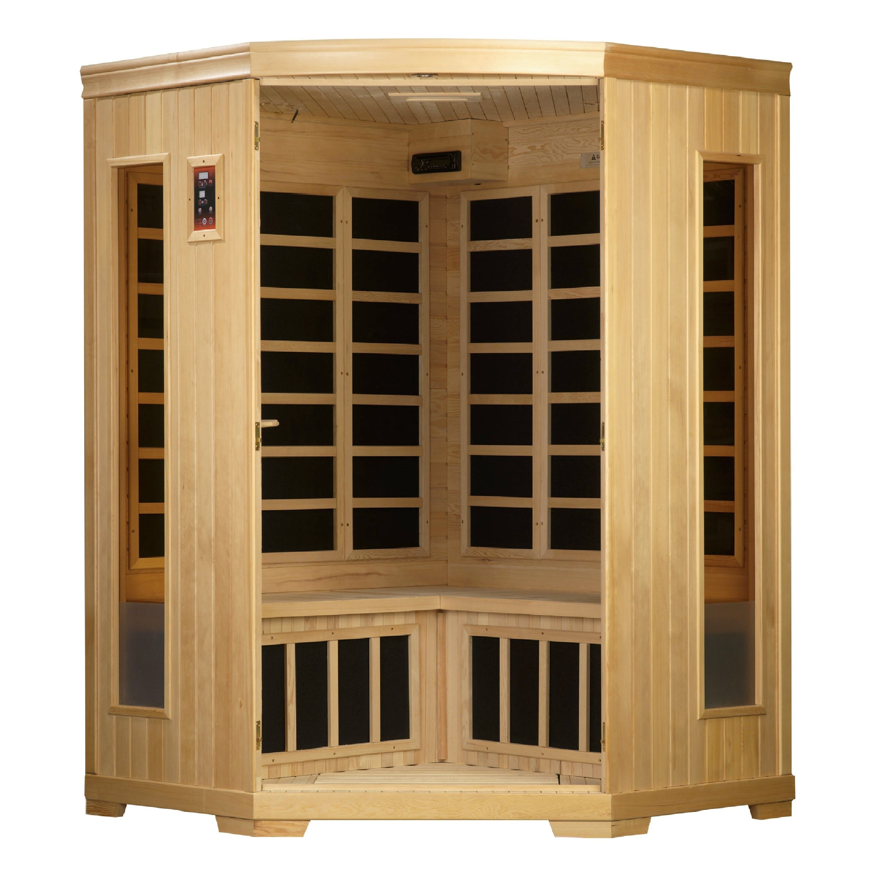 Golden Designs FAR Infrared Sauna Low EMF 3-Person | "Torino" Edition GDI-3356-01