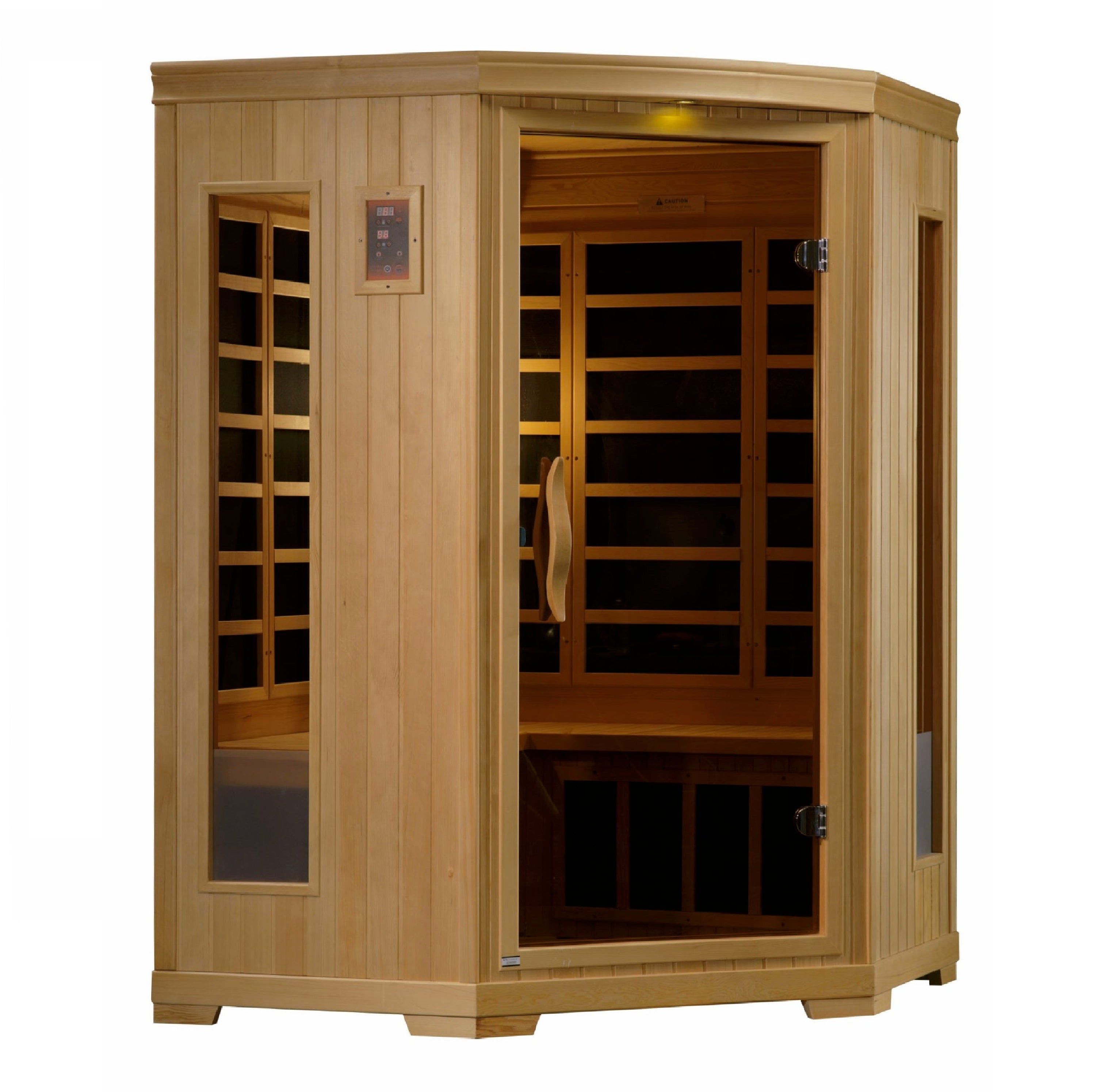 Golden Designs FAR Infrared Sauna Low EMF 3-Person | "Torino" Edition GDI-3356-01