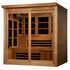 Golden Designs GDI-6996-02 Near Zero EMF 6-Person PureTech™ Infrared Sauna w/ 15” LCD Screen & Canadian Hemlock Wood