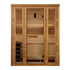 Golden Designs Traditional Steam Sauna | 3-Person "Andermatt" Edition w/ Pacific Clear Cedar | GDI-7030-01