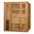 Golden Designs Traditional Steam Sauna | 5-Person" Engelberg" Edition w/ Pacific Premium Clear Cedar | GDI-7060-01