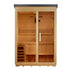 Golden Designs Outdoor Traditional Steam Sauna 3-Person w/ Canadian Hemlock | "Arlberg" GDI-8103-01