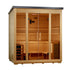 Golden Designs "Vorarlberg" 5-Person Outdoor Traditional Steam Sauna w/ Canadian Hemlock | GDI-8105-01