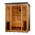Golden Designs "Vorarlberg" 5-Person Outdoor Traditional Steam Sauna w/ Canadian Hemlock | GDI-8105-01