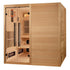 Golden Designs "Toledo" Hybrid Sauna (Traditional+Infrared) 6-Person w/ Hemlock | GDI-8360-01