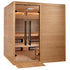 Golden Designs "Toledo" Hybrid Sauna (Traditional+Infrared) 6-Person w/ Hemlock | GDI-8360-01