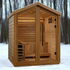 Golden Designs Traditional Steam Outdoor Sauna 3-Person w/ Galaxy Star Ceiling & Red Cedar Interior| "Savonlinna" GDI-8503-01