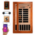 Golden Designs Dynamic "Cardoba" 2-Person Full Spectrum Near Zero EMF FAR Infrared Sauna w/ Hemlock | DYN-6203-02 FS