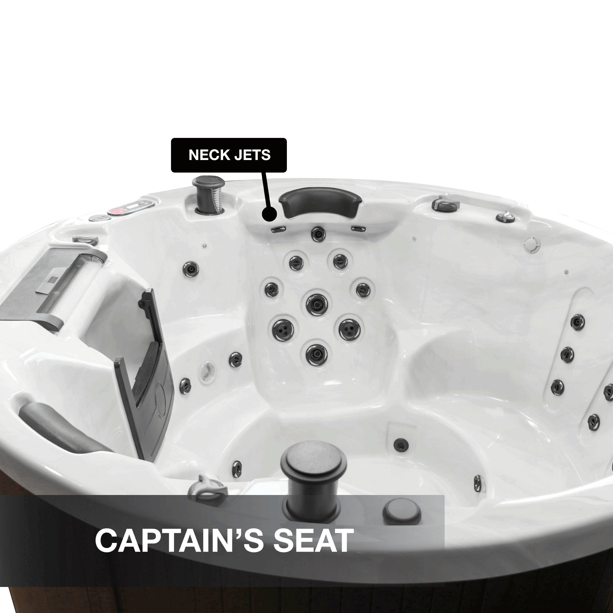 Buy online at Findyourbath.com Canadian Spa Company Ottawa 5-Person Hot Tub Jacuzzi w/ 38-Jets KH-10140