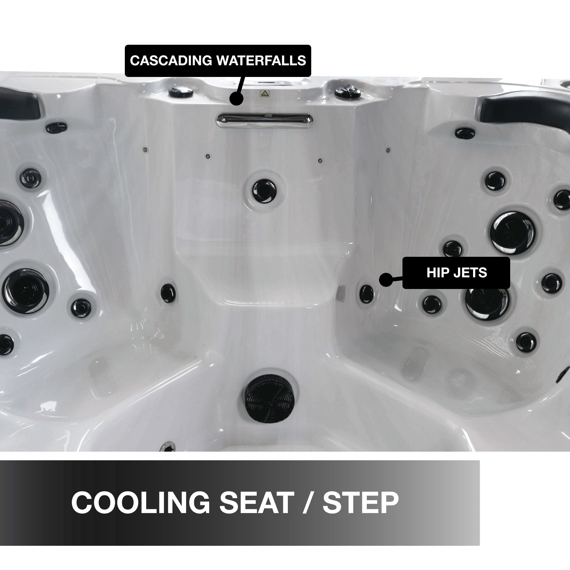 Canadian Spa Company Erie SE GL 6-Person 46-Jet Hot Tub