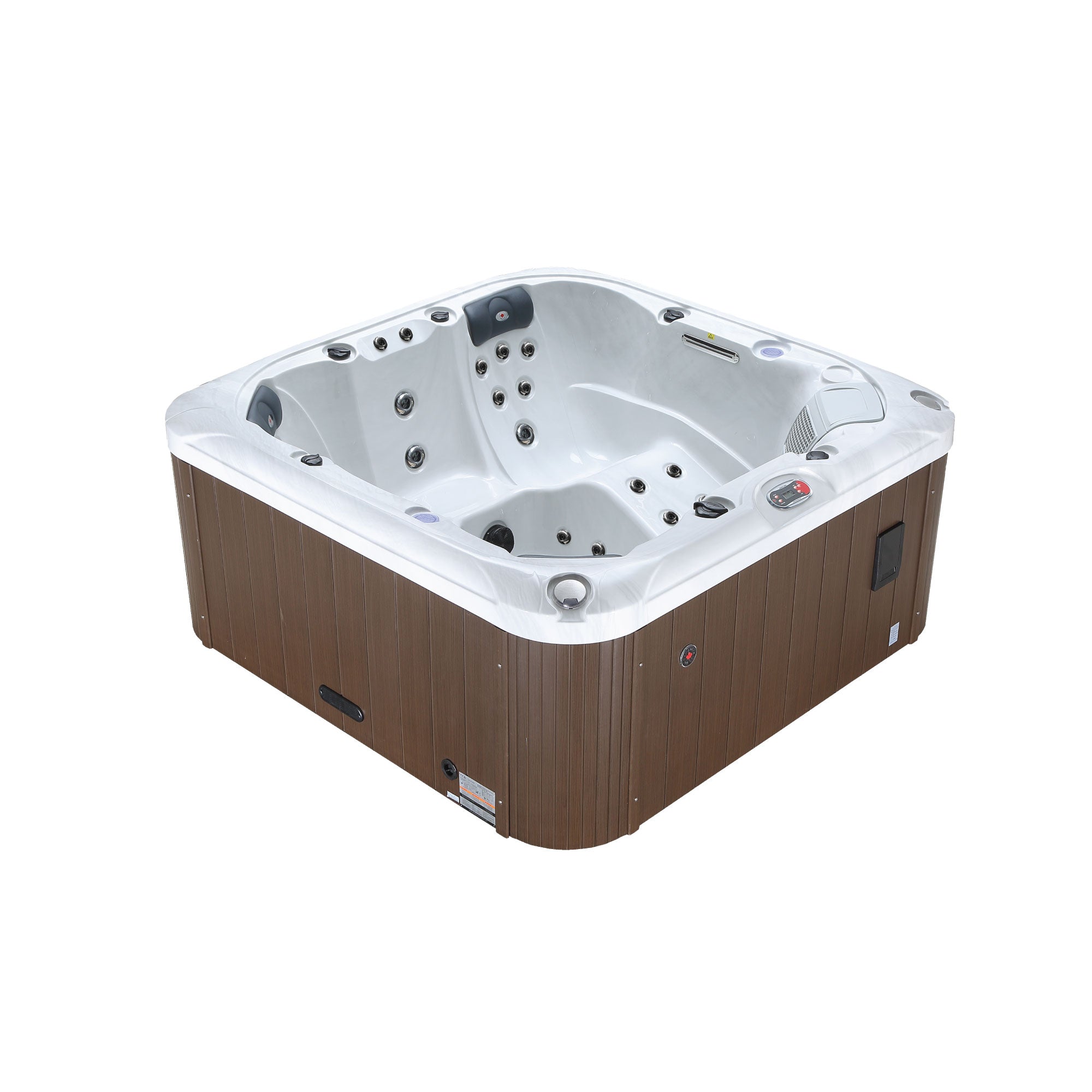 Buy online at Findyourbath.com Canadian Spa Company Cambridge 6-Person Hot Tub w/ 34-Jets