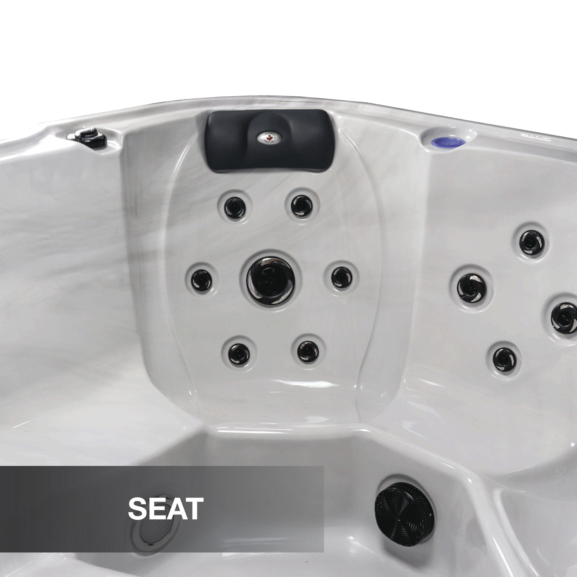 Buy online at Findyourbath.com Canadian Spa Company Cambridge 6-Person Hot Tub w/ 34-Jets