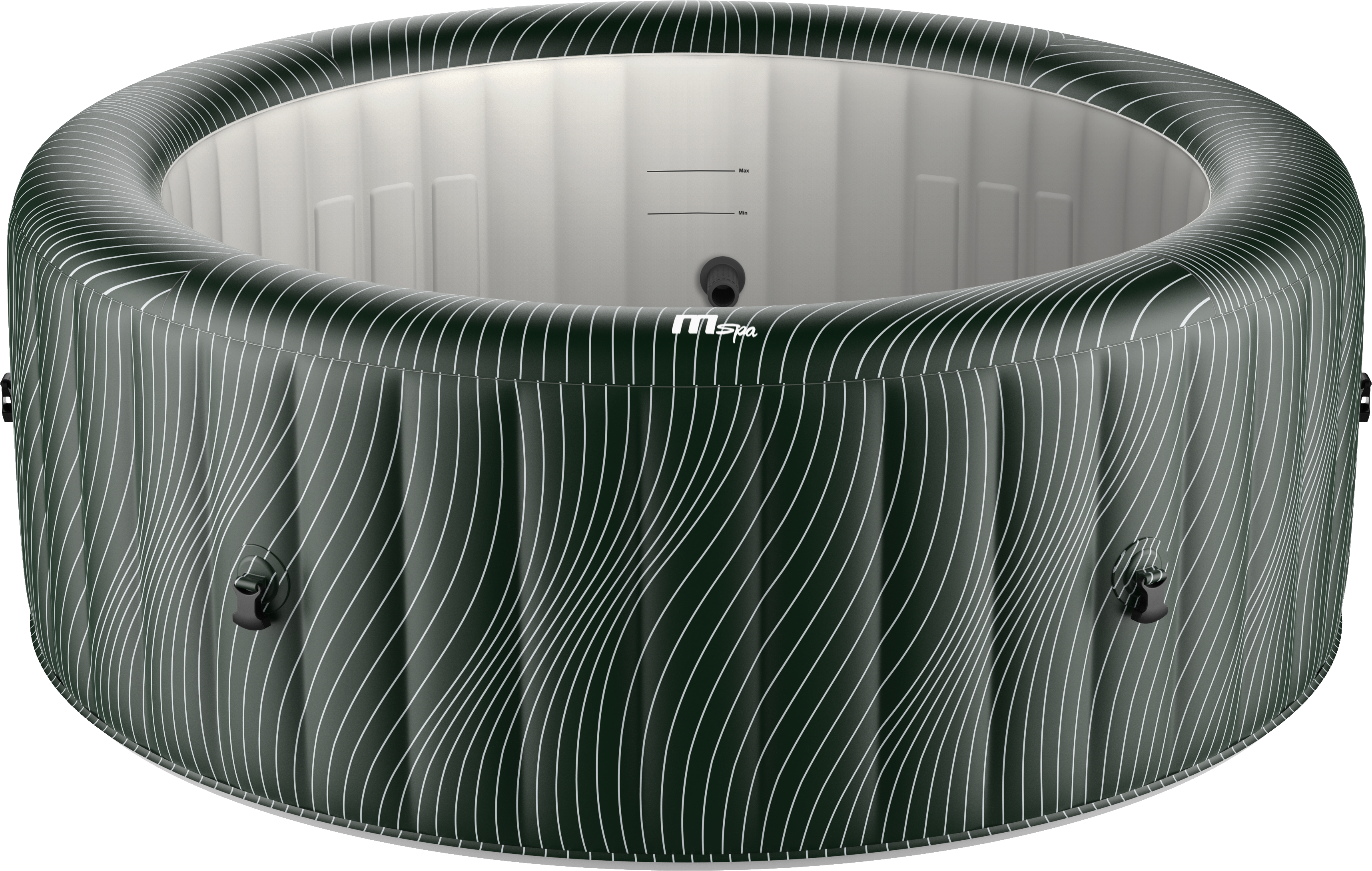 MSpa "Meteor" Inflatable Hot Tub 6-Person w/ LED Lights | Portable Jetted Spa