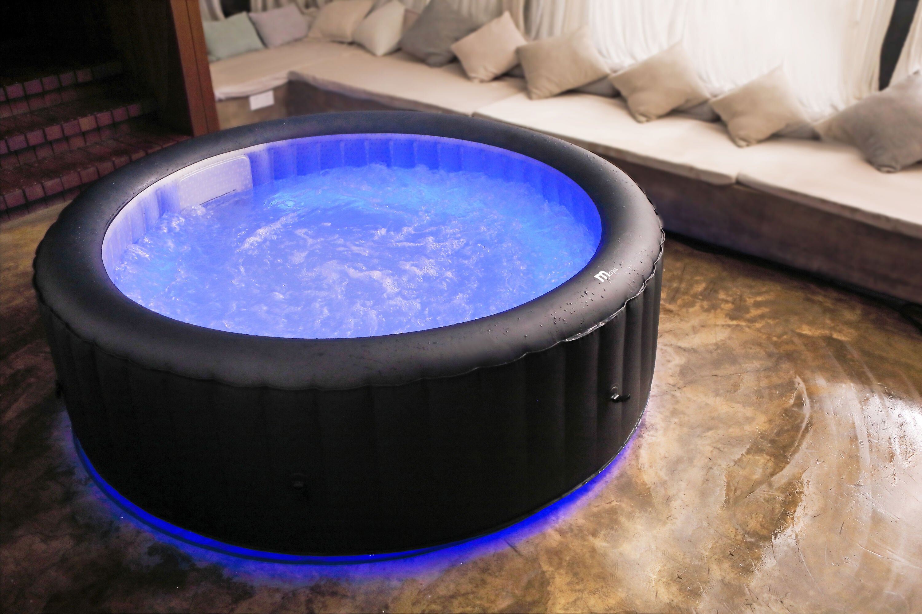 MSpa "Aurora" Inflatable Hot Tub 6-Person Portable Jetted Spa