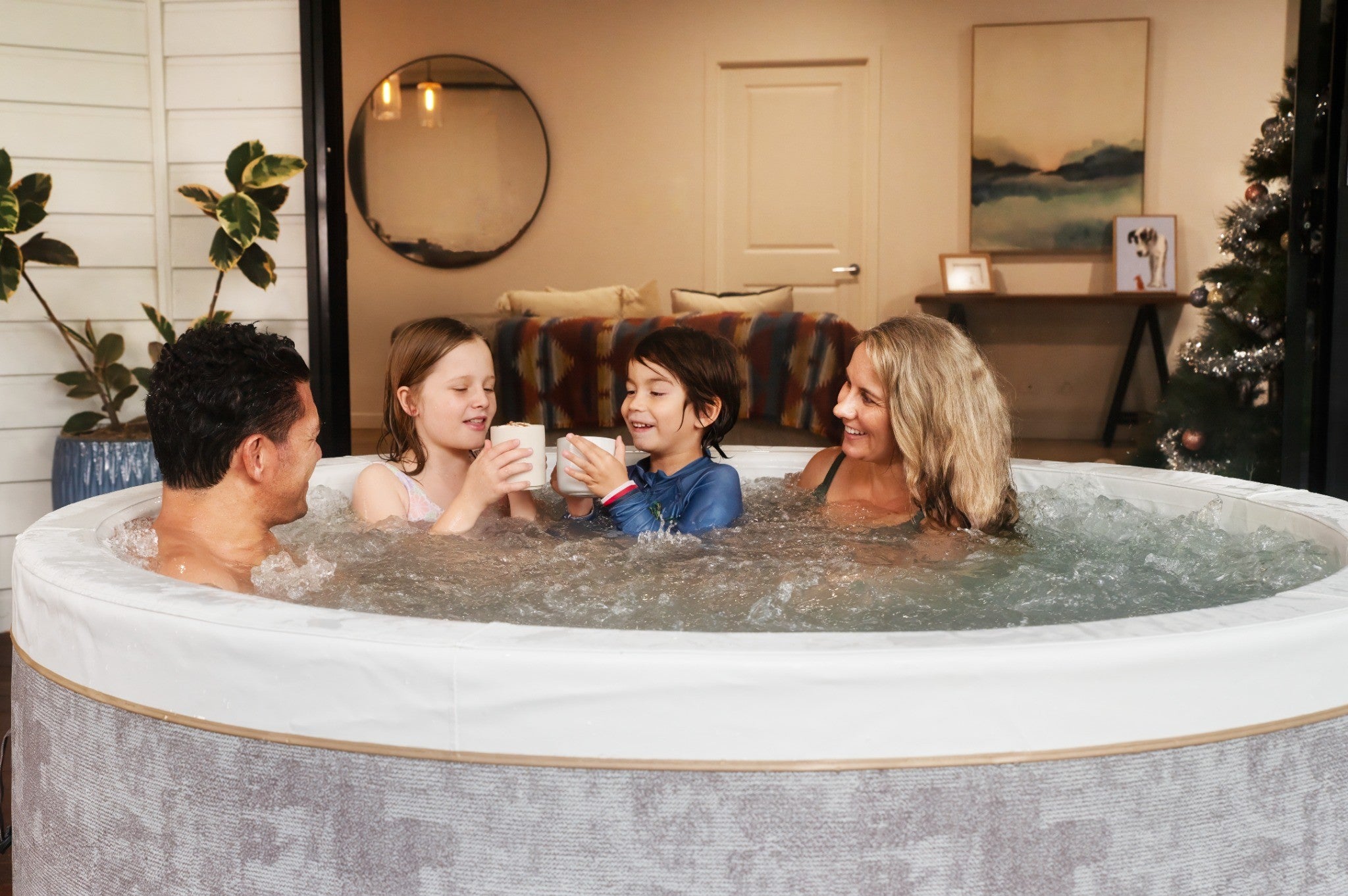 MSpa Cocoon 6-Person Portable Hot Tub with SyncJet™ Hydromassage | Verto Series
