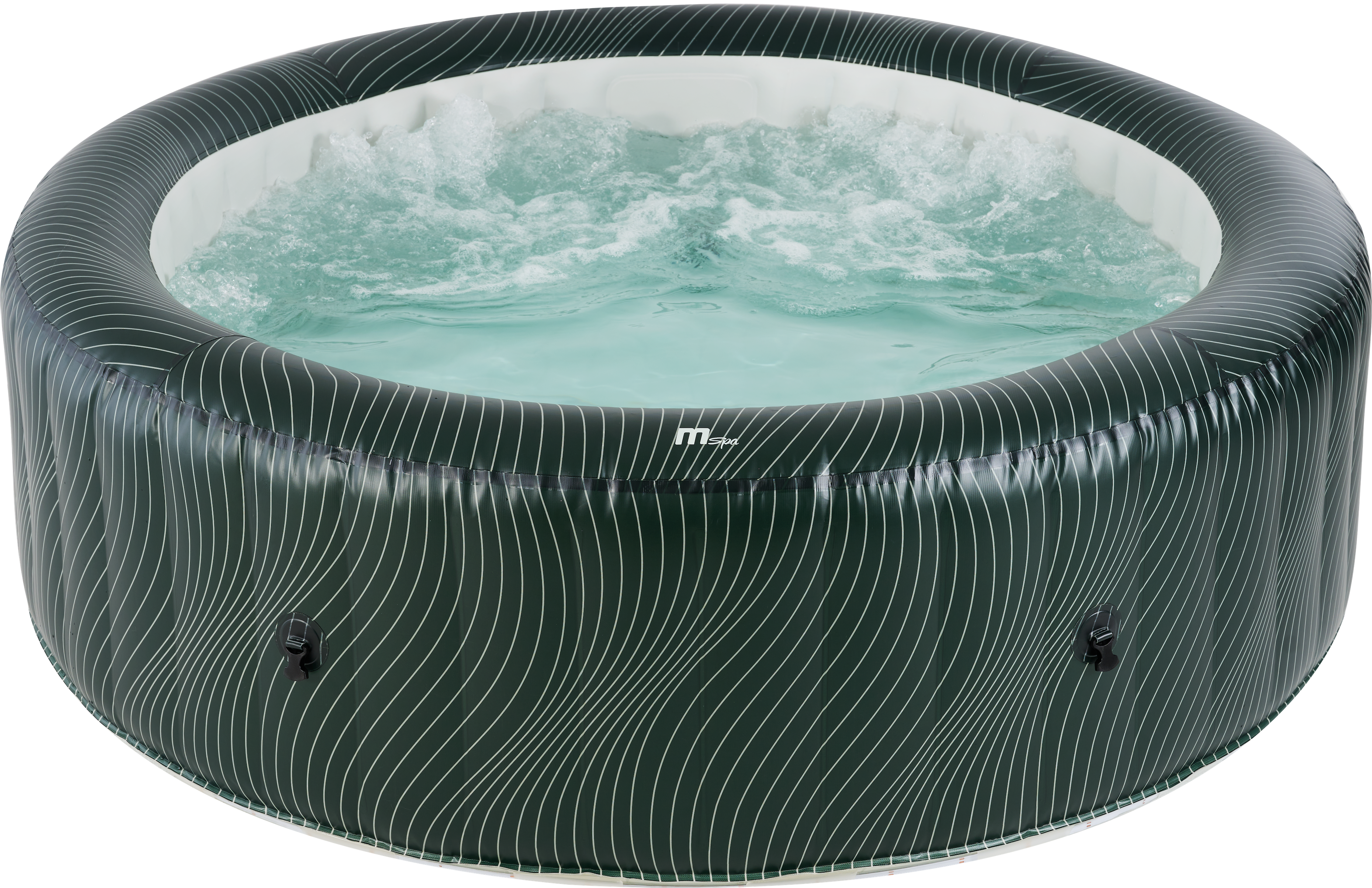 MSpa "Meteor" Inflatable Hot Tub 6-Person w/ LED Lights | Portable Jetted Spa