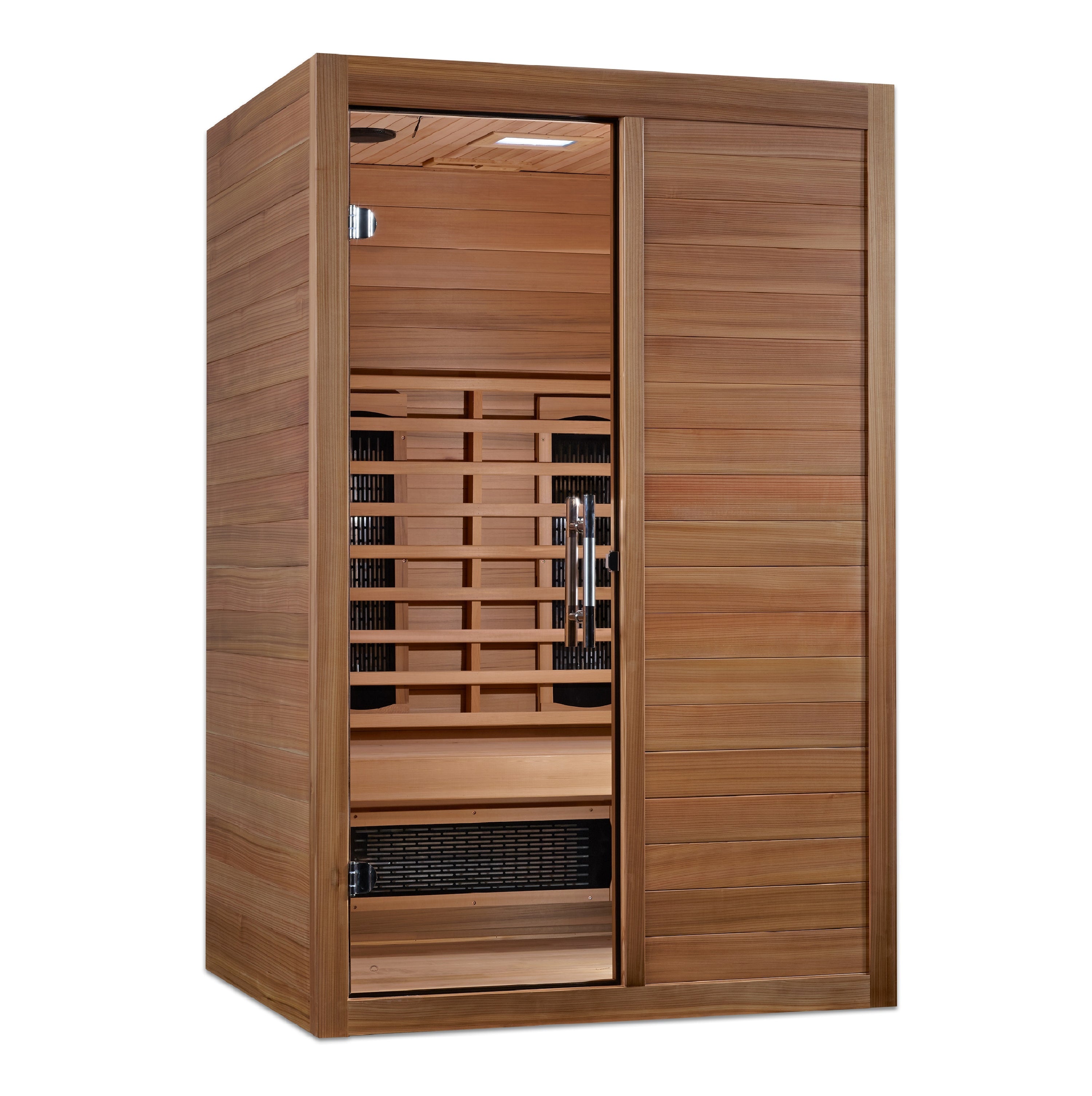 Golden Designs Maxxus S-Line Full Spectrum Infrared Sauna 2-Person w/ Pacific Cedar MX-S206-01