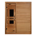 Golden Designs Maxxus S-Line Ultra Low EMF FAR Infrared Sauna 3-Person w/ Canadian Hemlock MX-S306-01 Elite