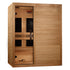 Golden Designs Maxxus S-Line Ultra Low EMF FAR Infrared Sauna 3-Person w/ Canadian Hemlock MX-S306-01 Elite