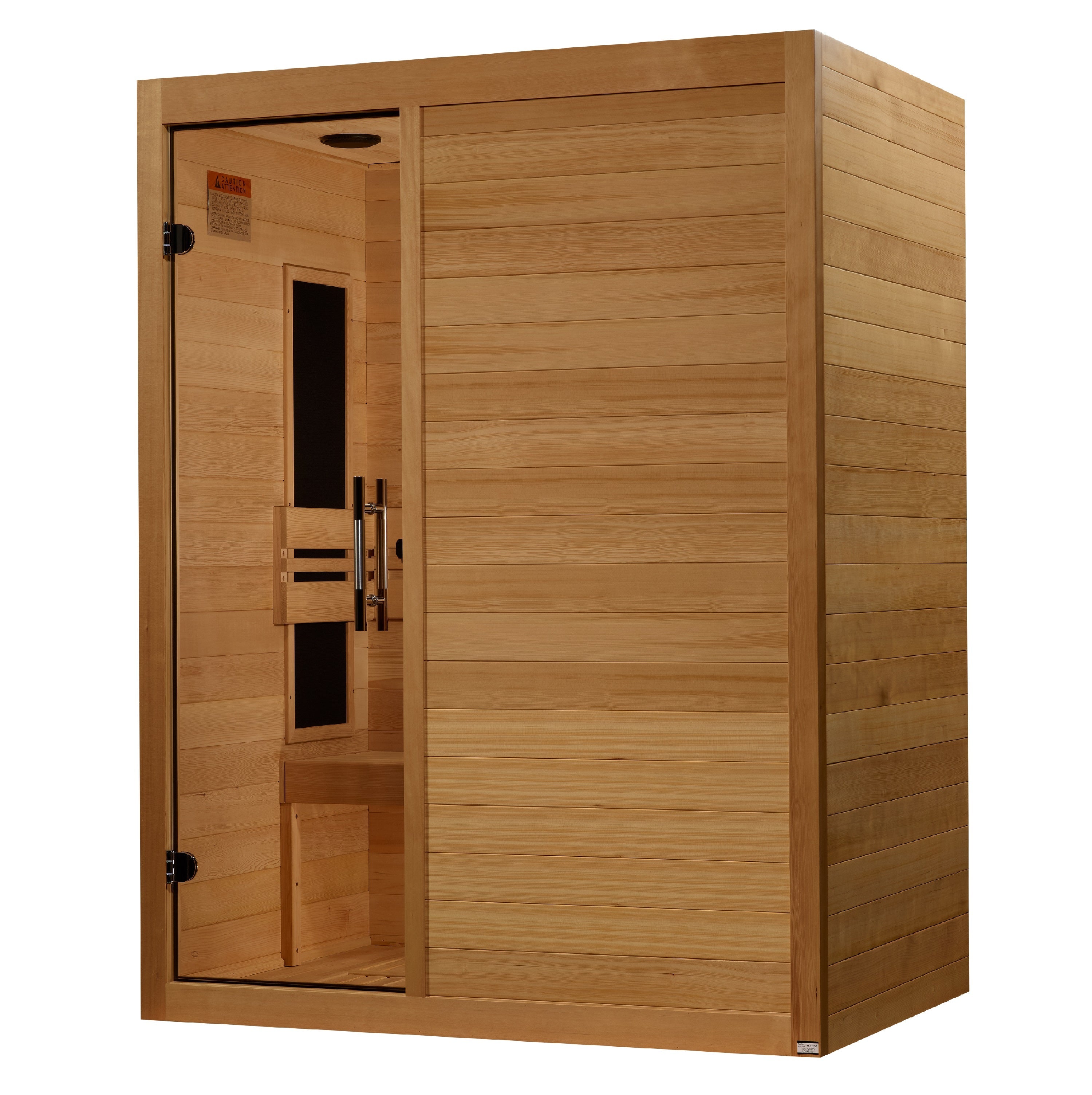 Golden Designs Maxxus S-Line Low EMF FAR Infrared Sauna 3-Person w/ Canadian Hemlock MX-S306-01