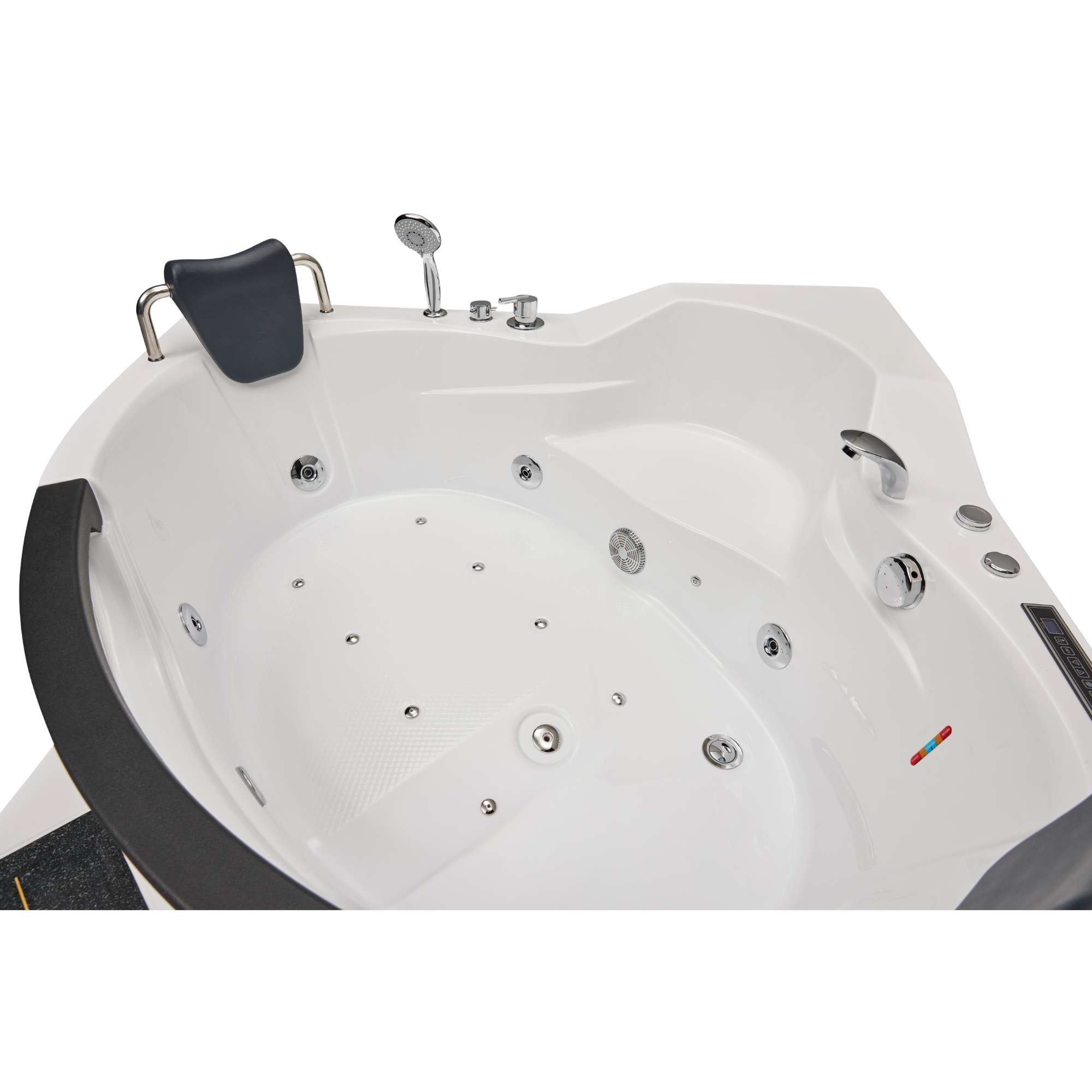 Mesa BT-084 Whirlpool Air Two Person Corner Tub 60"L x 60"W x 27"H