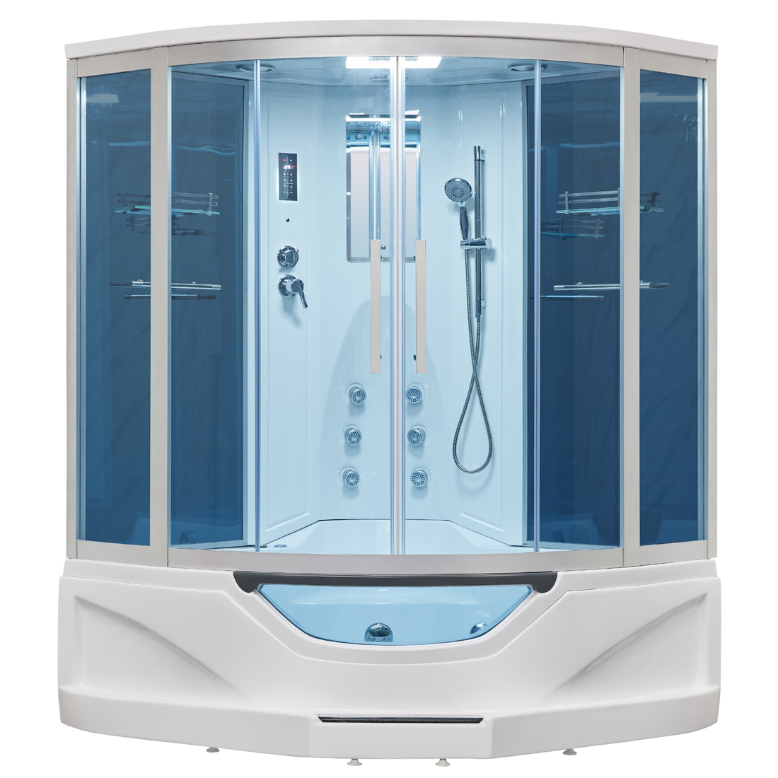 Mesa 702A Steam Shower Tub Combo - 61" x 61" x 89"