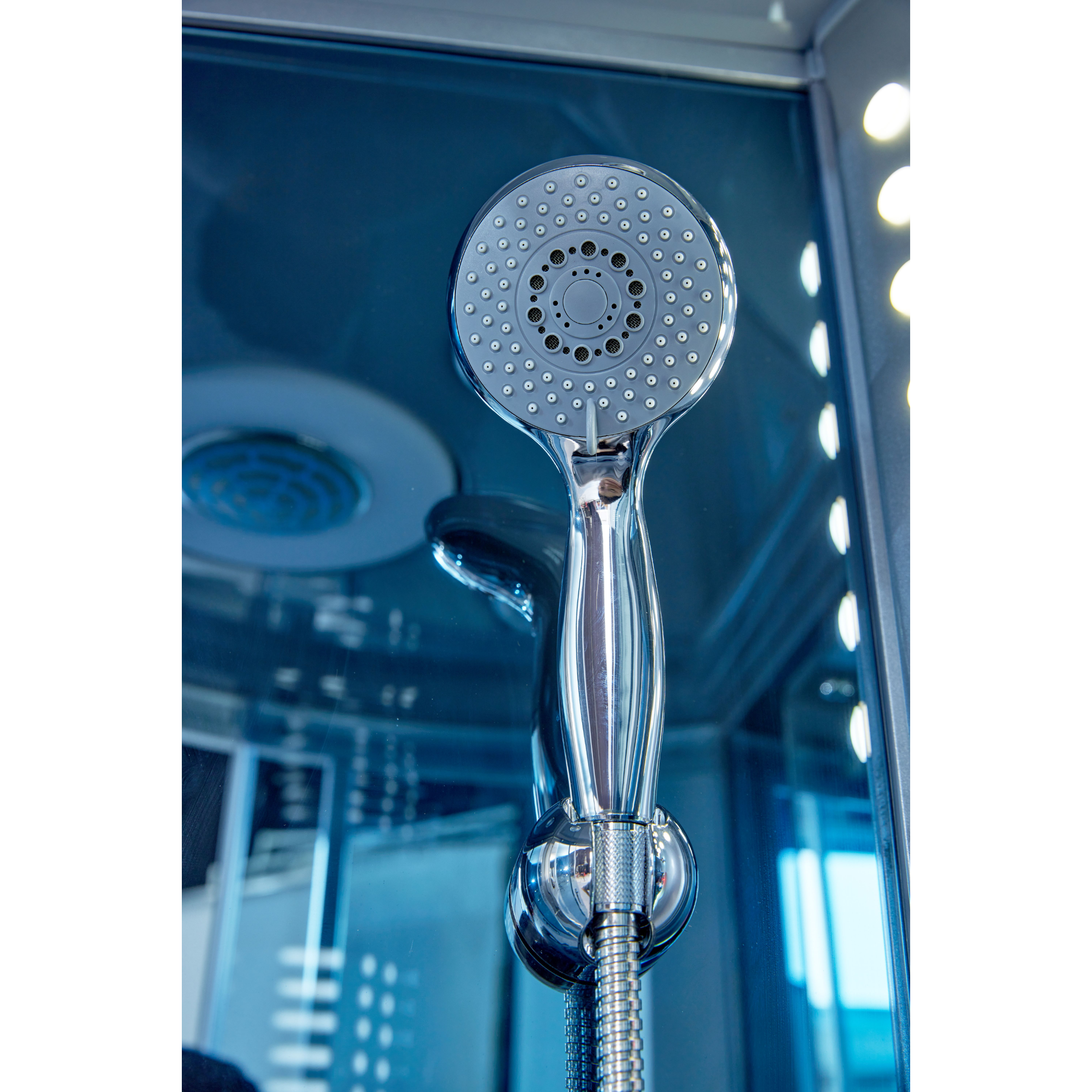 Mesa WS-801L Steam Shower 42"L x 42"W x 85"H - Blue Glass