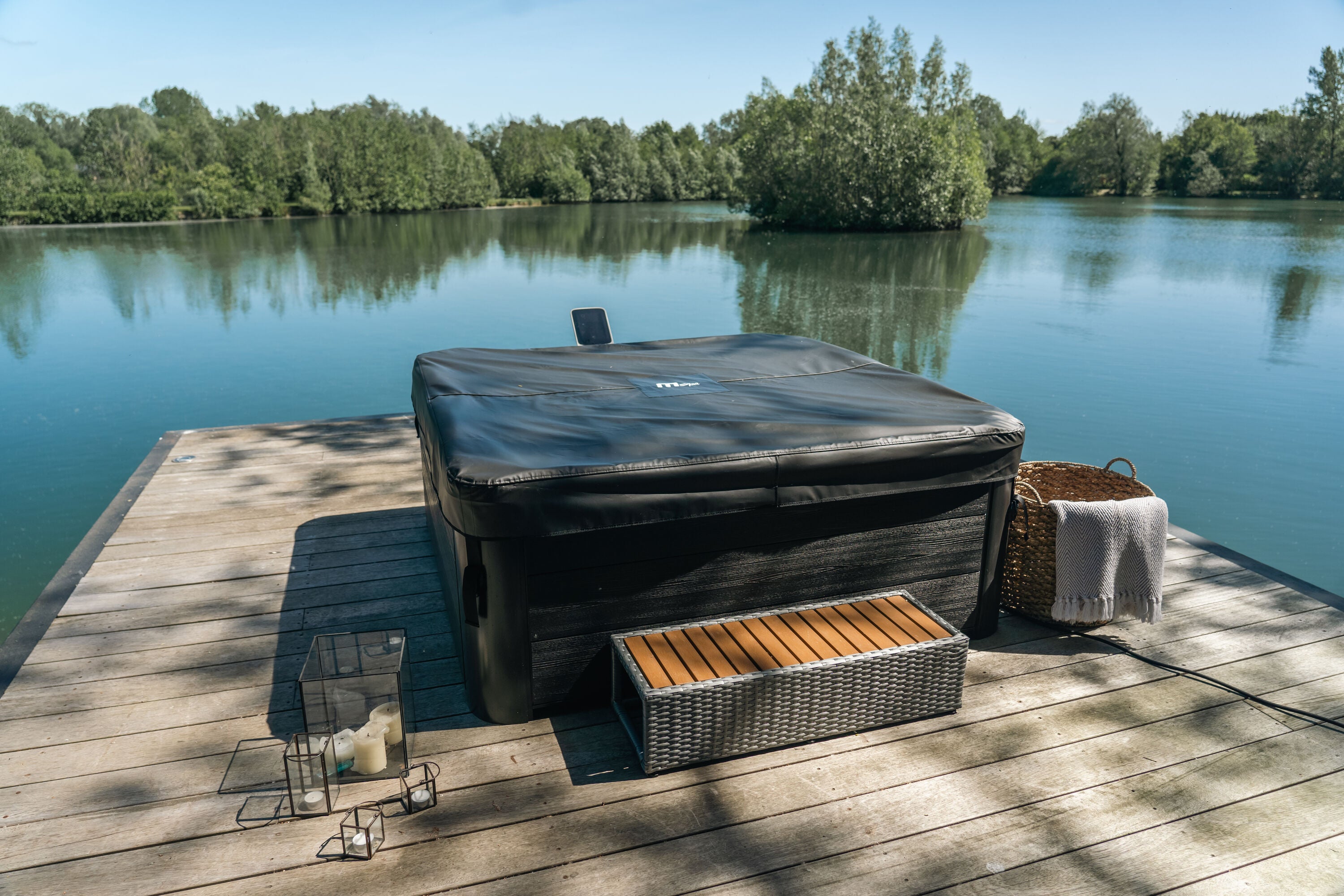 MSpa "Oslo" Jetted Hot Tub | Portable Rigid Spa w/ WiFI