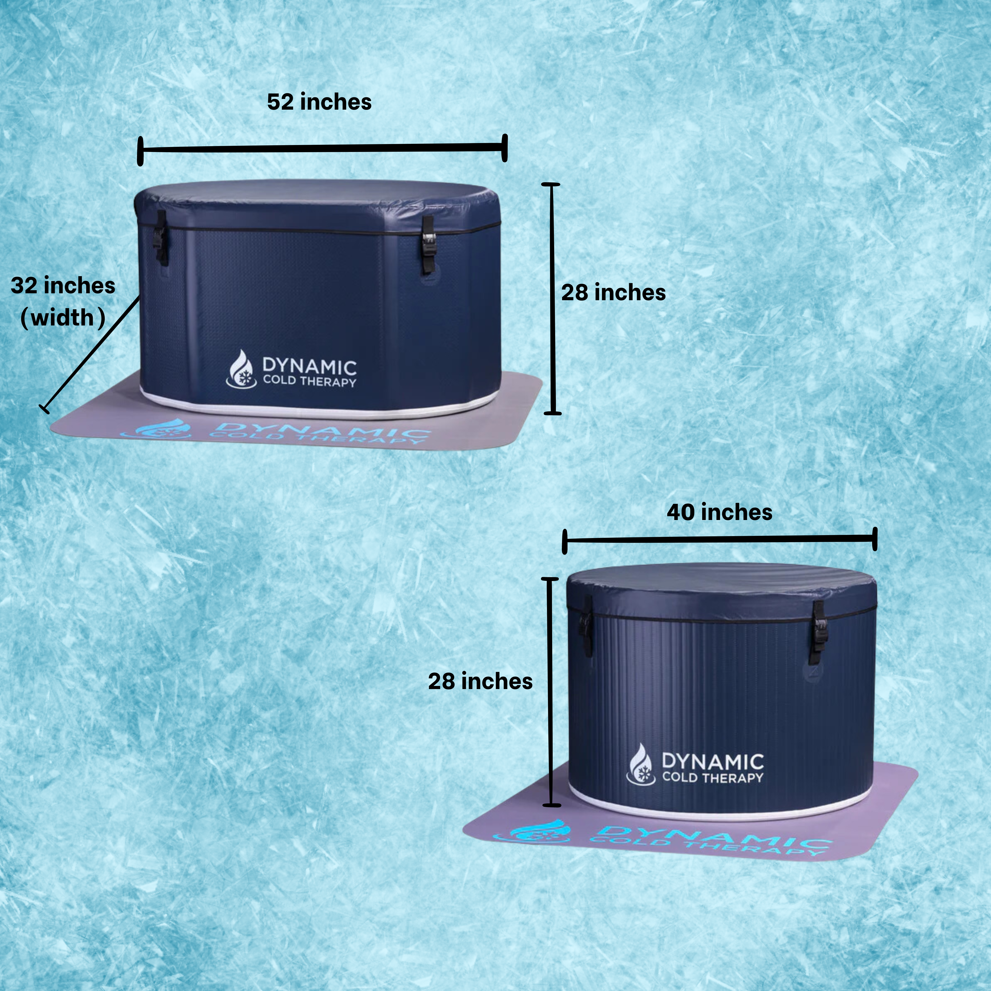 Portable Cold Plunge & Inflatable Ice Bath (tub only) | Dynamic Cold Therapy