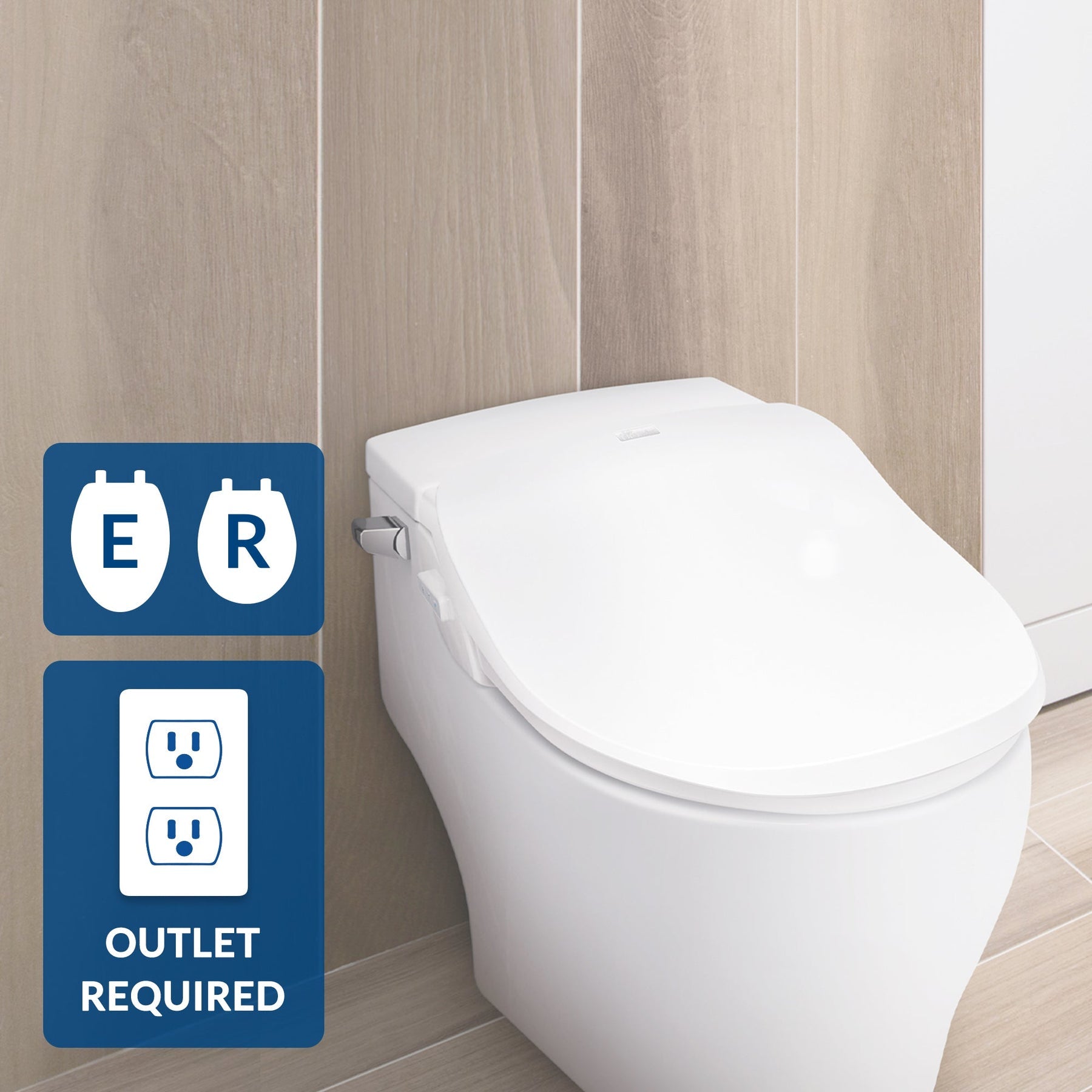 Bio Bidet "Slim Two" Toilet Bidet Seat