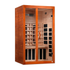 Golden Designs Dynamic "Santiago" 2-Person Full Spectrum Near Zero EMF FAR Infrared Sauna w/ Hemlock | DYN-6209-03 FS