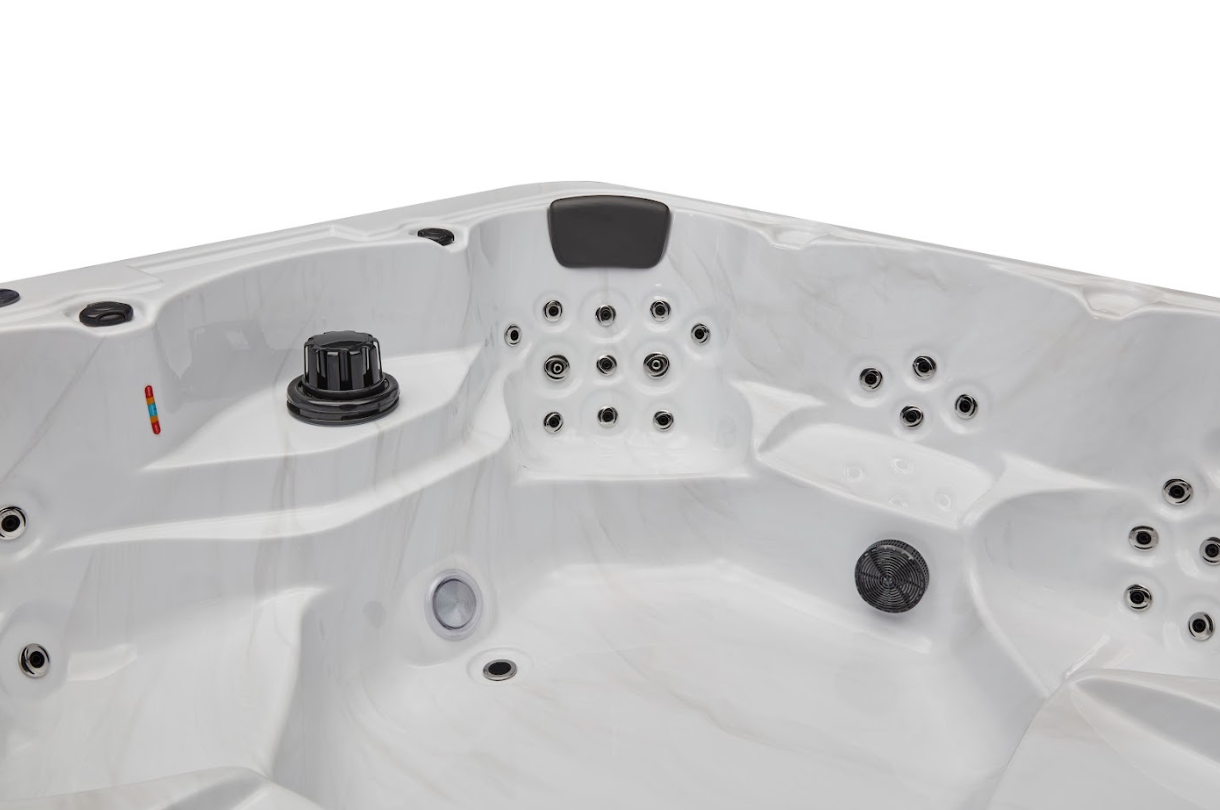 Luxury Spas "Denali" 7-Person Hot Tub w/ BlueTooth & 64 Jets | Studio Series WS-299