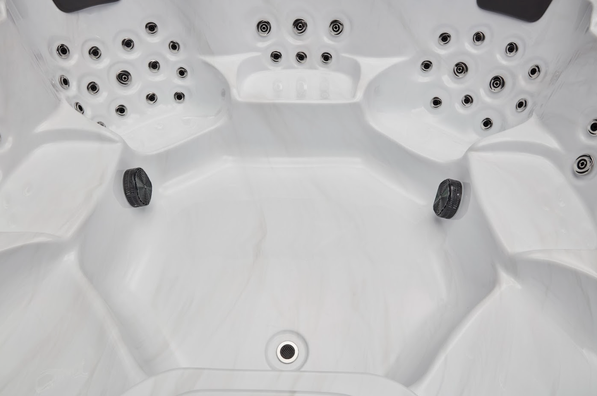 Luxury Spas "Denali" 7-Person Hot Tub w/ BlueTooth & 64 Jets | Studio Series WS-299