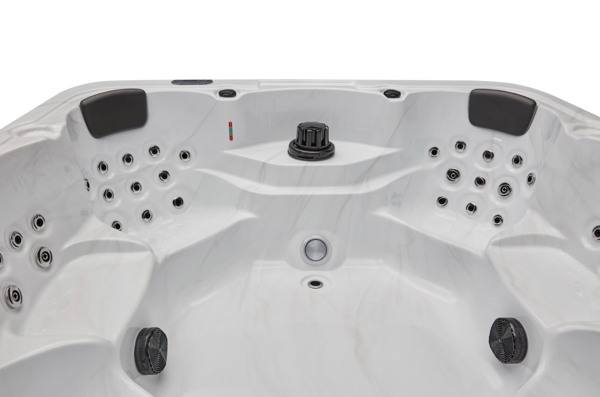 Luxury Spas "Denali" 7-Person Hot Tub w/ BlueTooth & 64 Jets | Studio Series WS-299