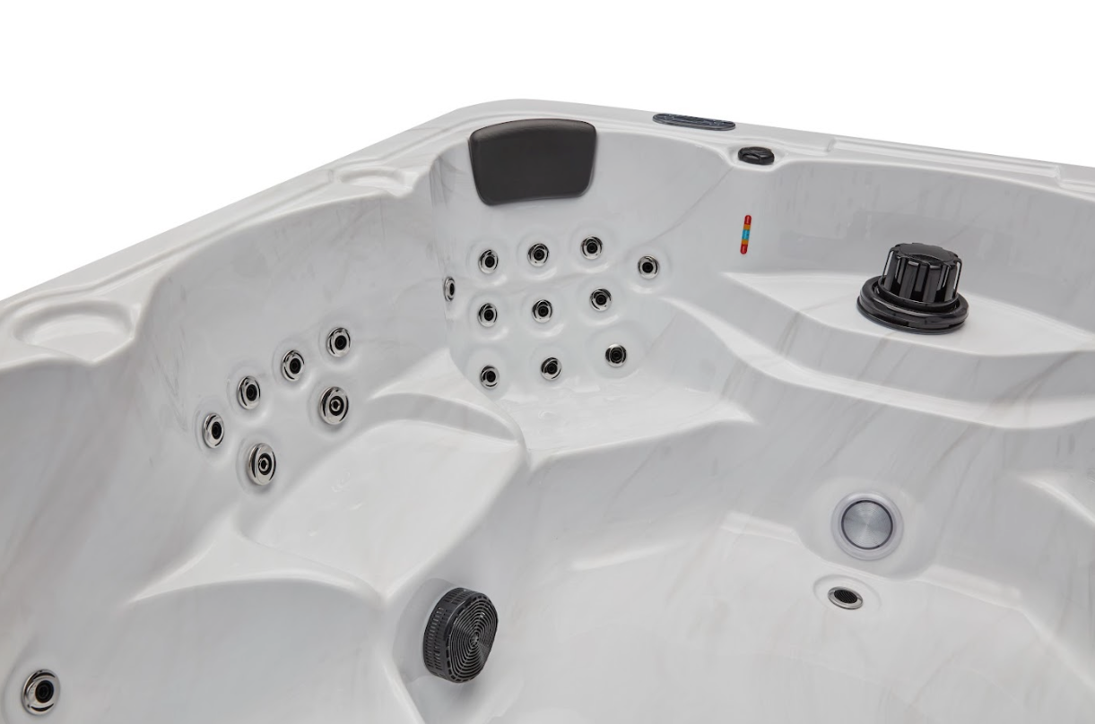 Luxury Spas "Denali" 7-Person Hot Tub w/ BlueTooth & 64 Jets | Studio Series WS-299