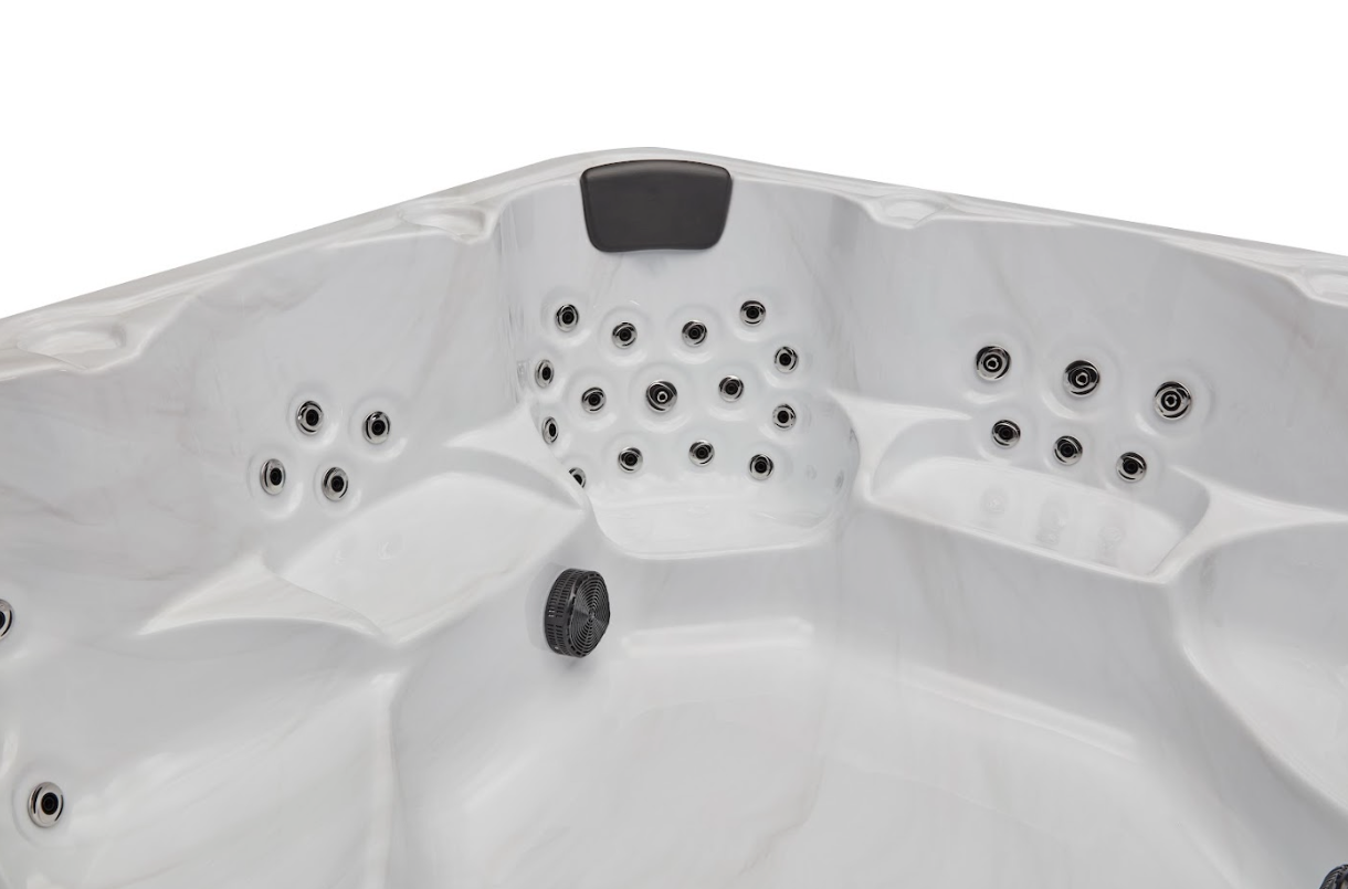 Luxury Spas "Denali" 7-Person Hot Tub w/ BlueTooth & 64 Jets | Studio Series WS-299