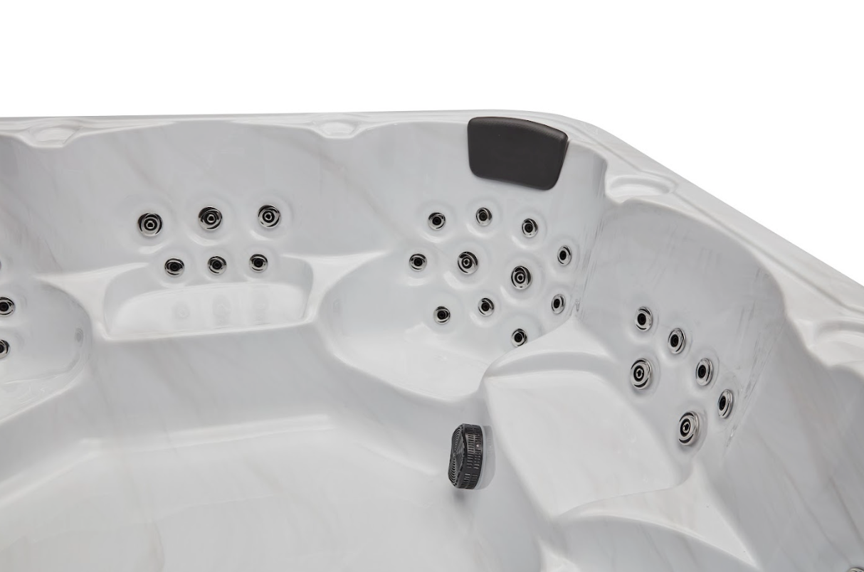 Luxury Spas "Denali" 7-Person Hot Tub w/ BlueTooth & 64 Jets | Studio Series WS-299