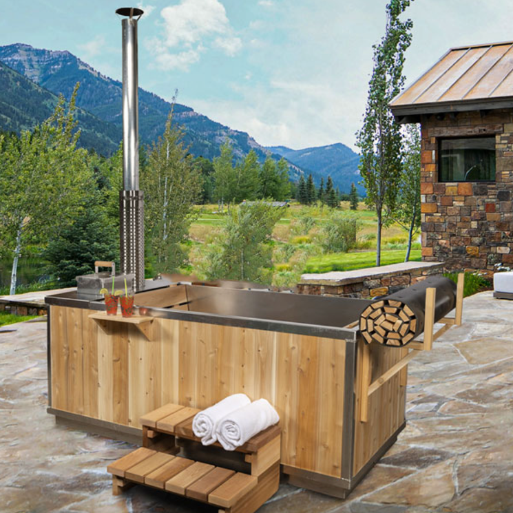 Dundalk "Starlight" Wood Burning Hot Tub (CT372W) Find Your Bath