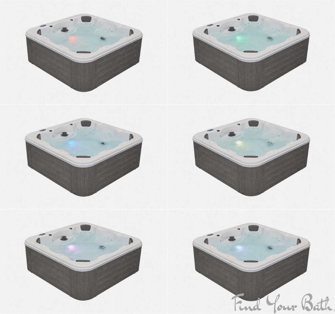 Luxury Spas "Denali" 7-Person Hot Tub w/ BlueTooth & 64 Jets | Studio Series WS-299