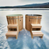 Outdoor Cold Plunge Premium Pacific Cedar Wood (tub only) | Dynamic Cold Therapy Circular Ice Bath